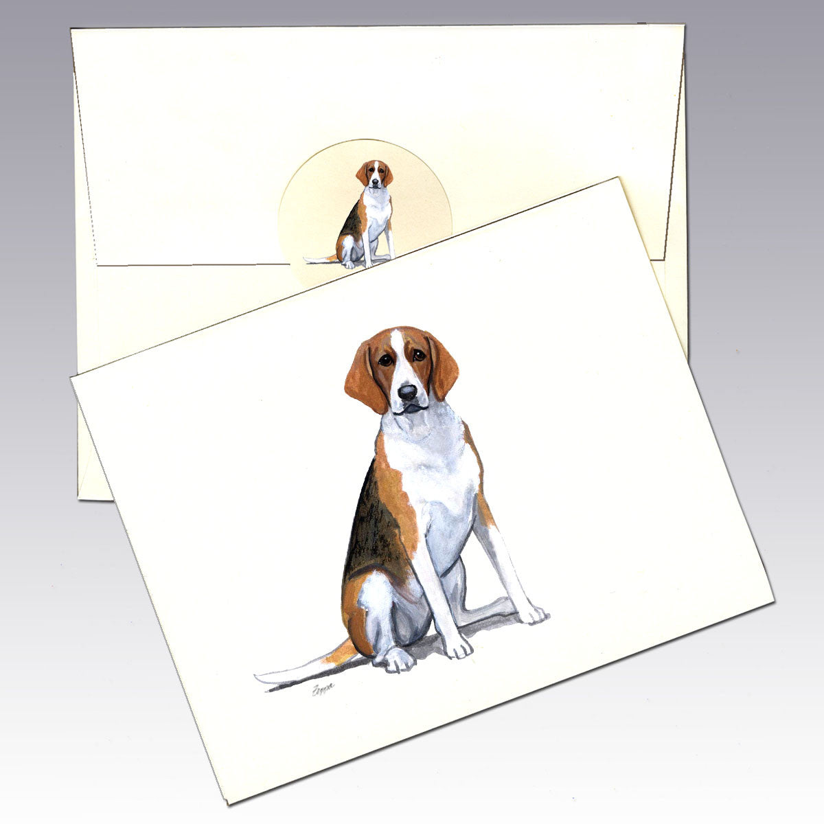 Foxhound Note Cards