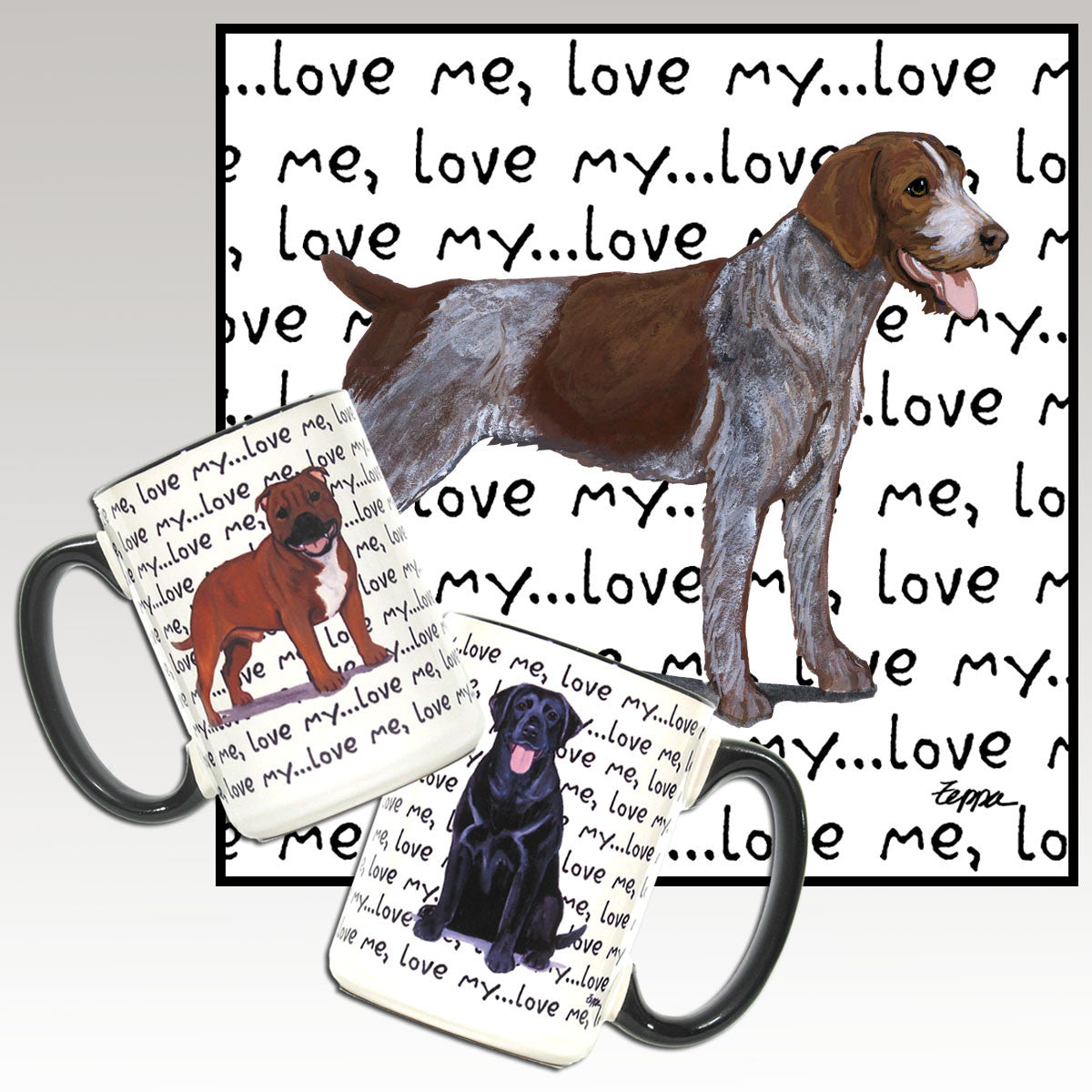 German Wirehaired Pointer Love Me Mug