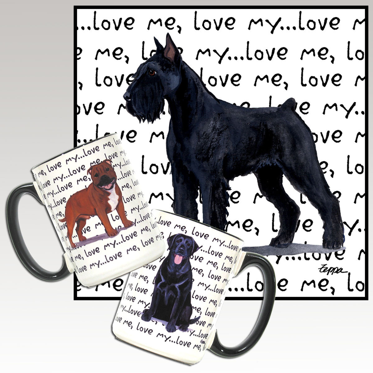 Giant Schnauzer Love Me Mug