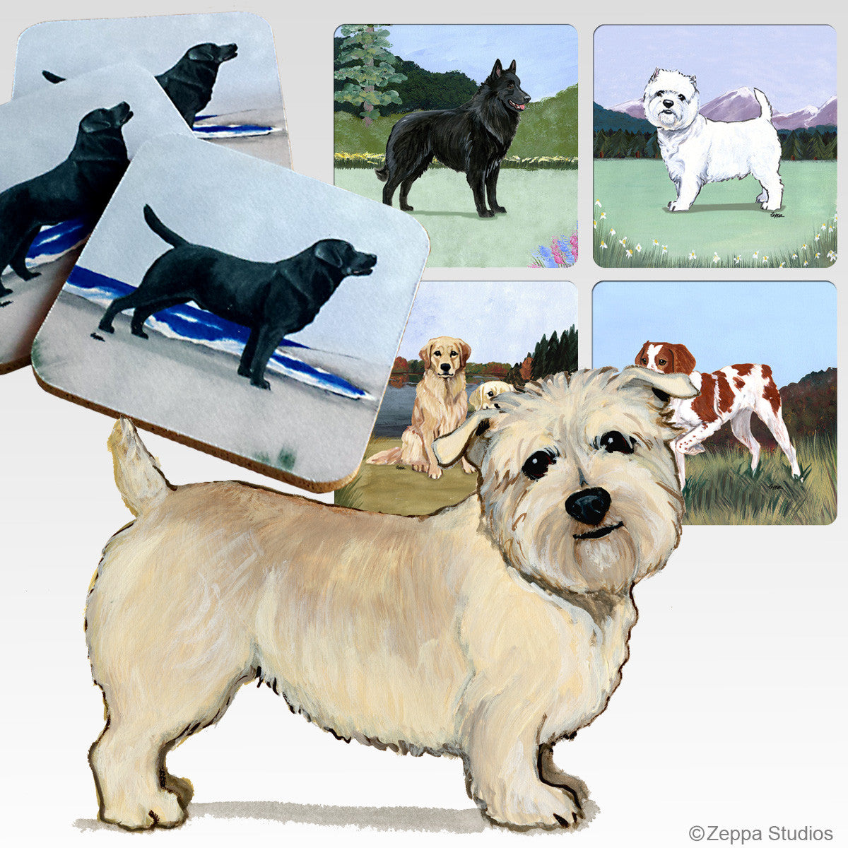 Glen of Imaal Terrier Scenic Coasters
