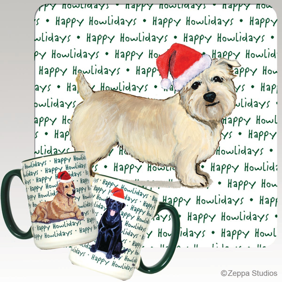 Glen of Imaal Terrier Christmas Mugs