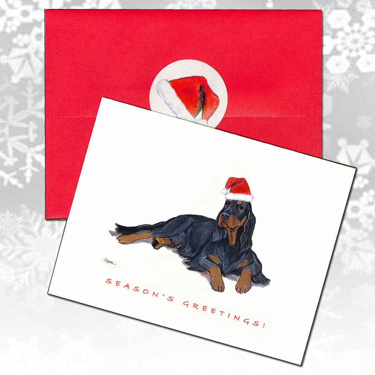 Gordon Setter Christmas Cards