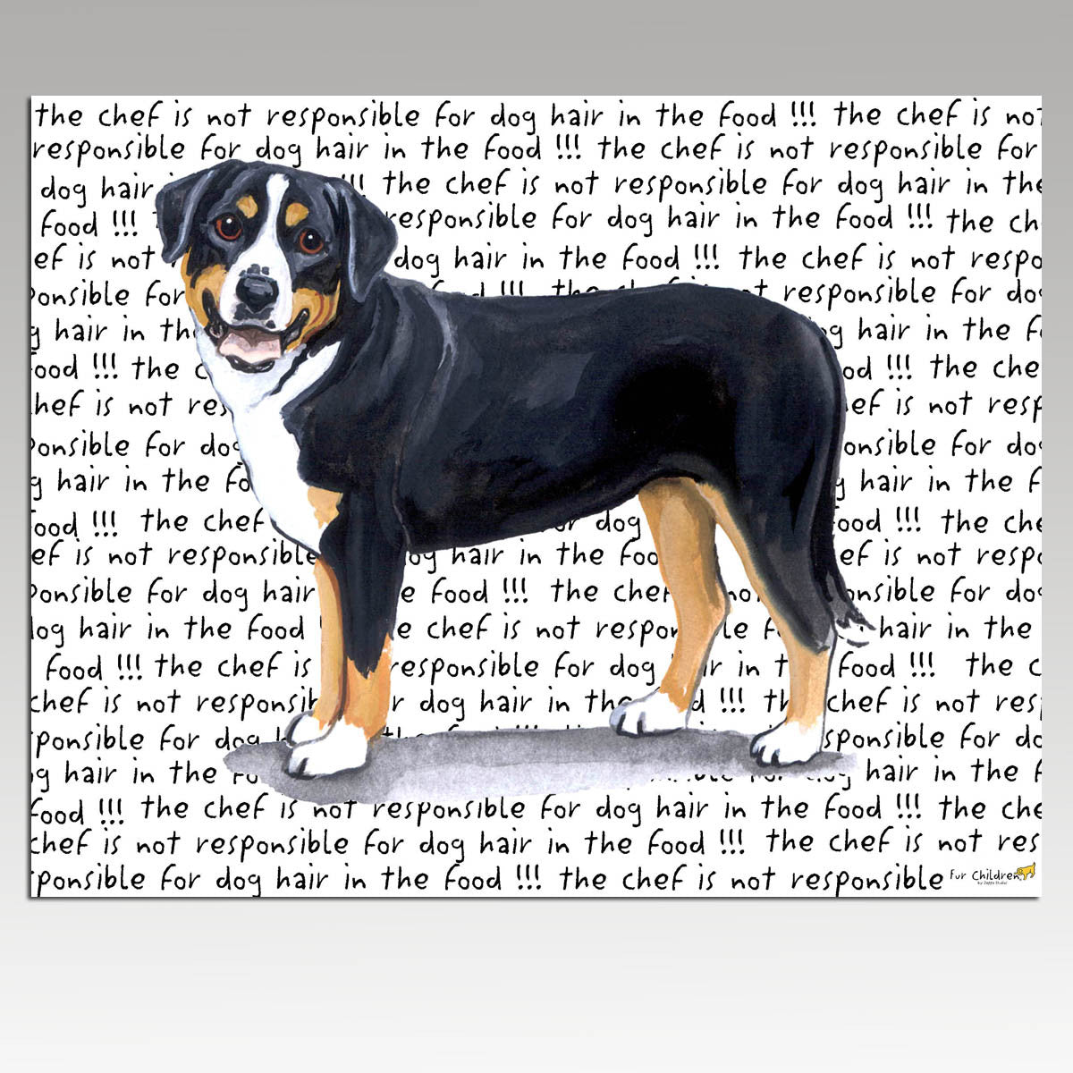 Greater Swiss Mountain Dog Cutting Board