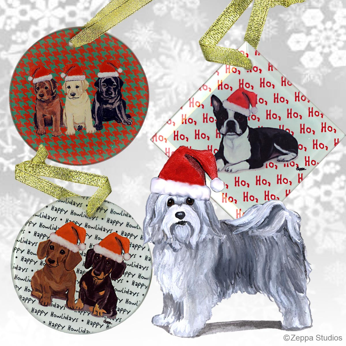 Havanese Christmas Ornaments