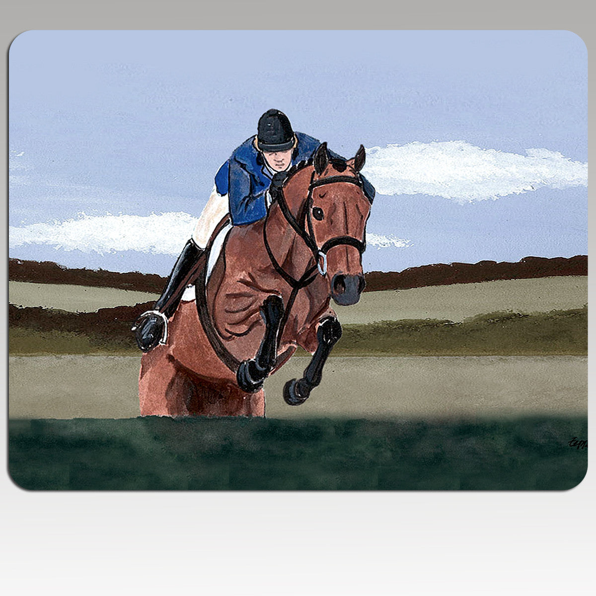 Hunter Jumper Scenic Cutting Board