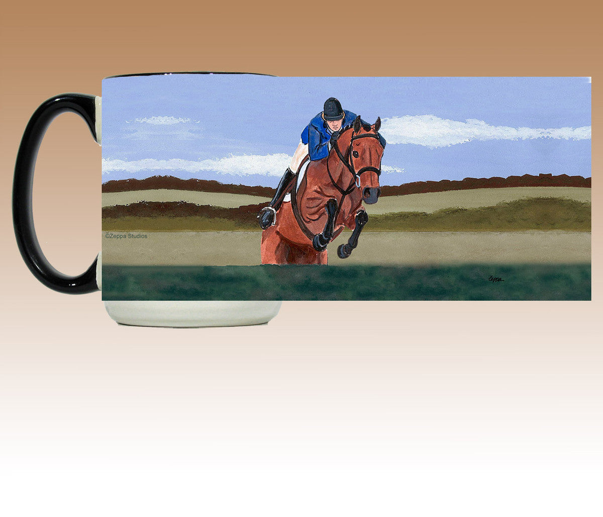 Hunter Jumper Scenic Mug