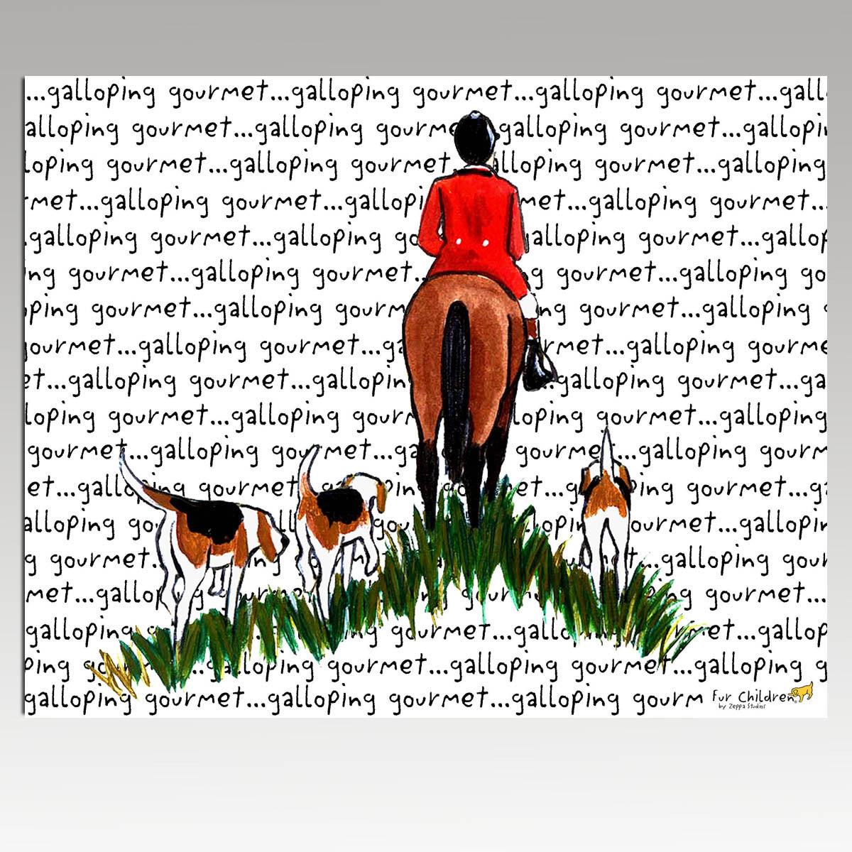 Fox Hunt Message Cutting Board