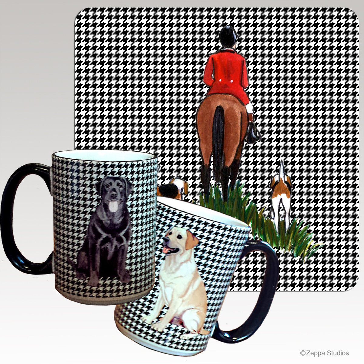 Fox Hunt Houndzstooth Mug