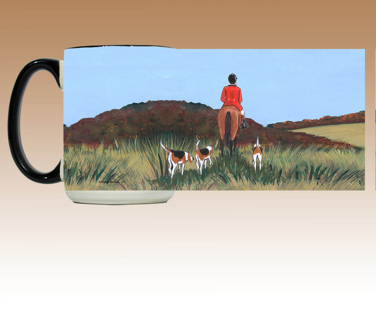 Fox Hunt Scenic Mug