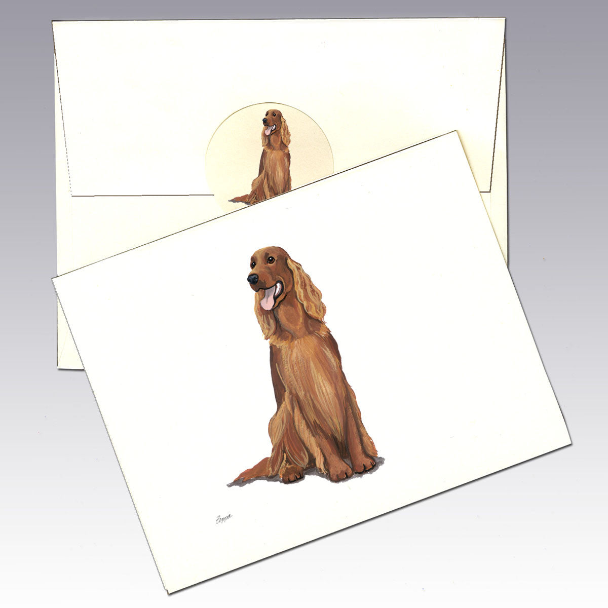 Irish Setter Note Cards
