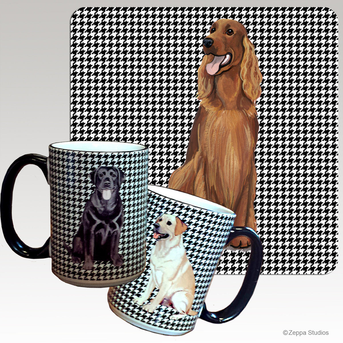 Irish Setter Houndzstooth Mug