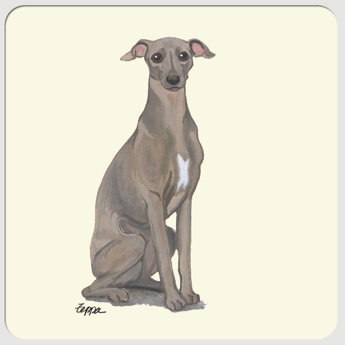 Italian Greyhound Beverage Coasters