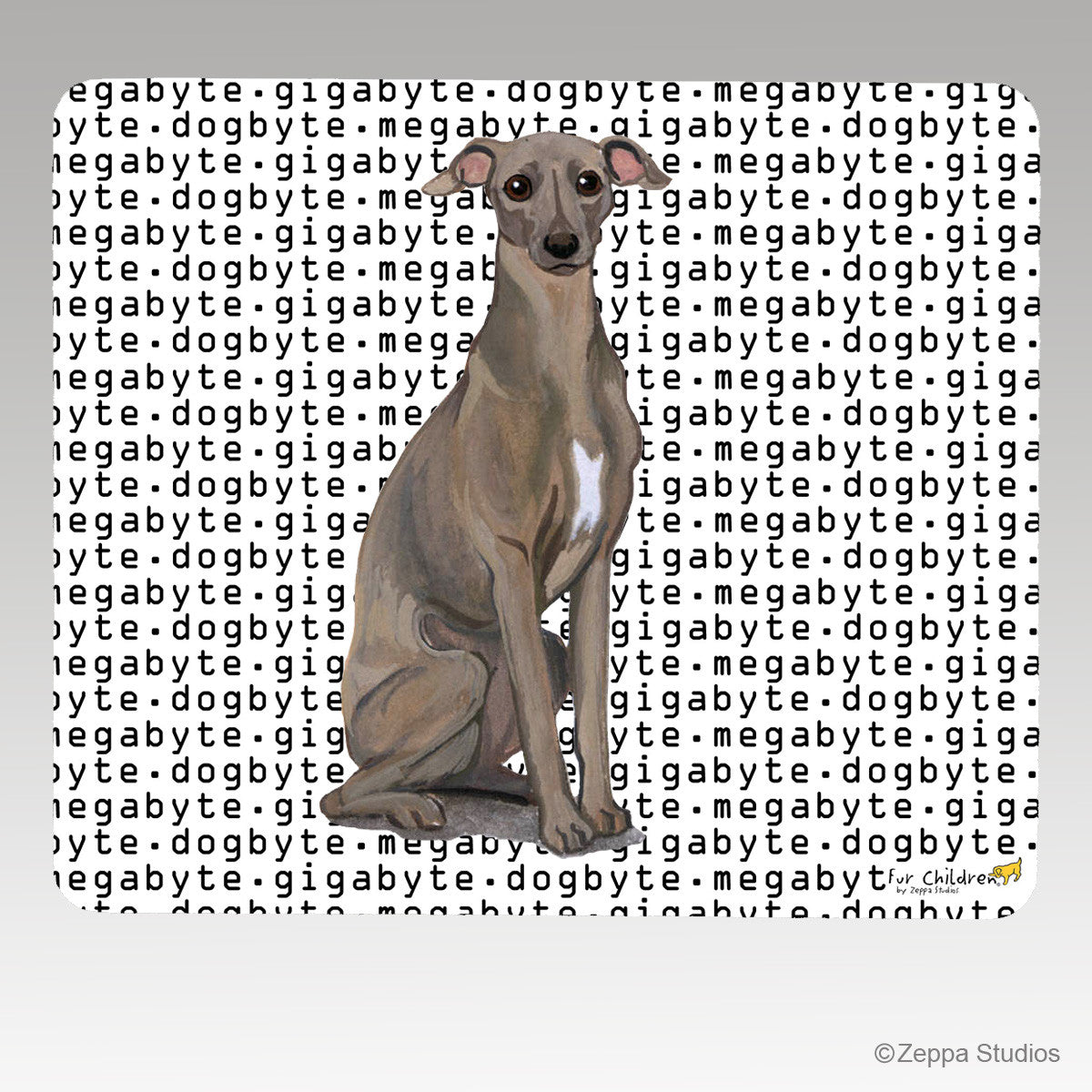 Italian Greyhound Megabyte Mouse Pad