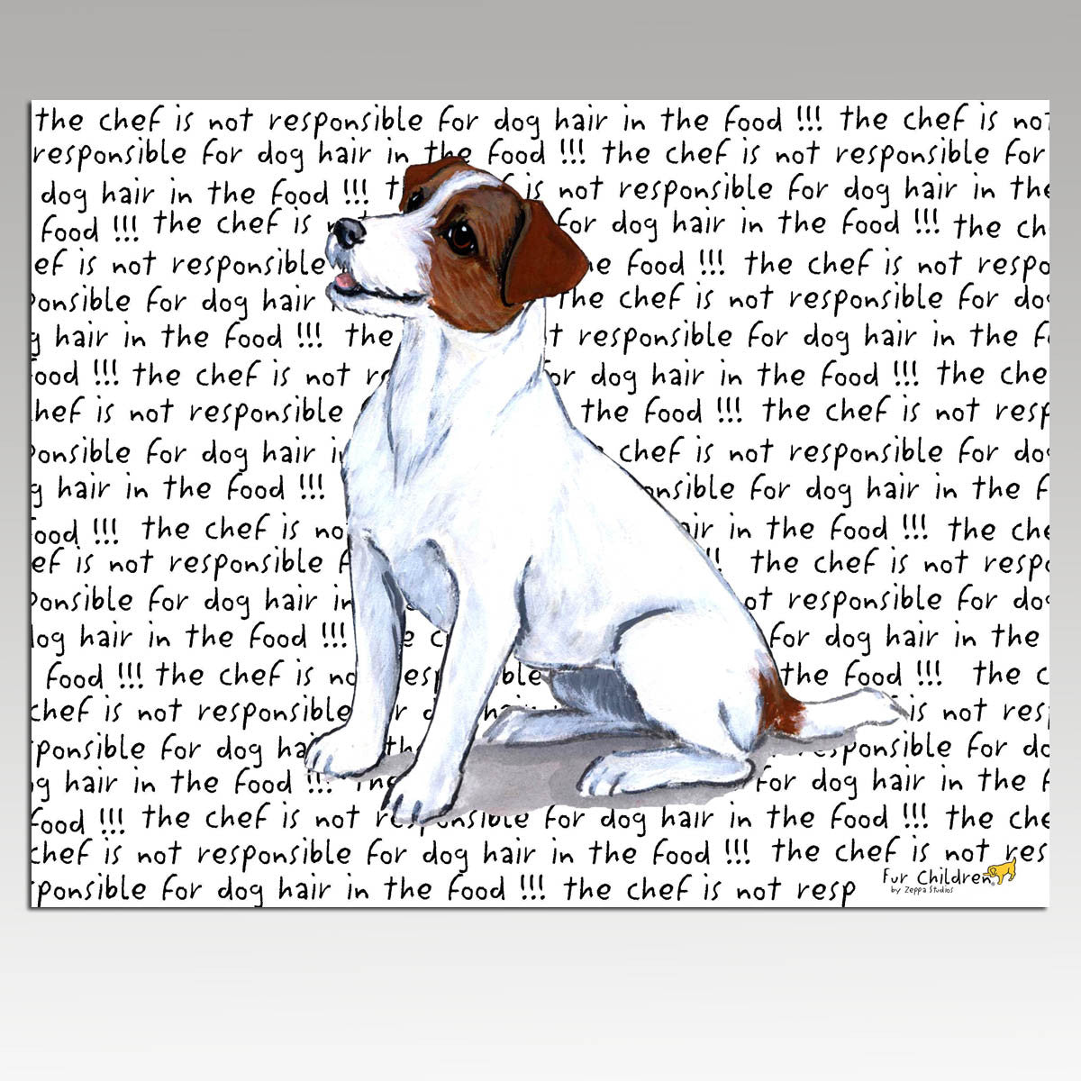 Jack Russell Terrier Message Cutting Board - Rectangular