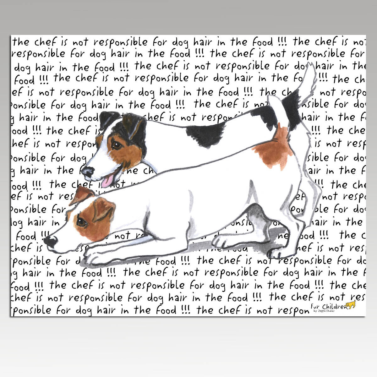 Jack Russell Terrier Message Cutting Board