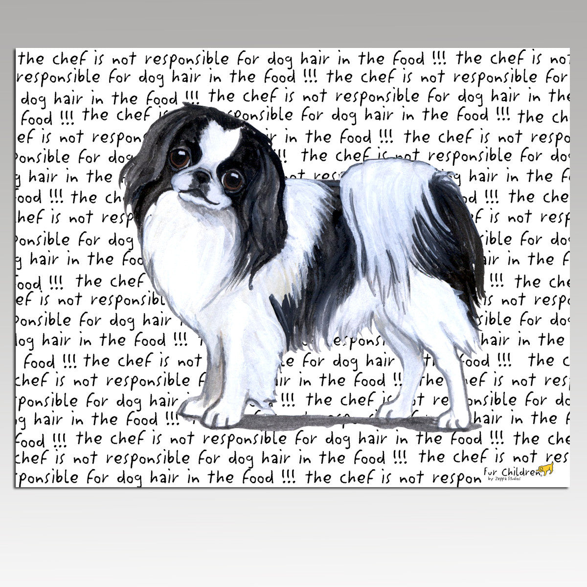 Japanese Chin Message Cutting Board - Rectangular
