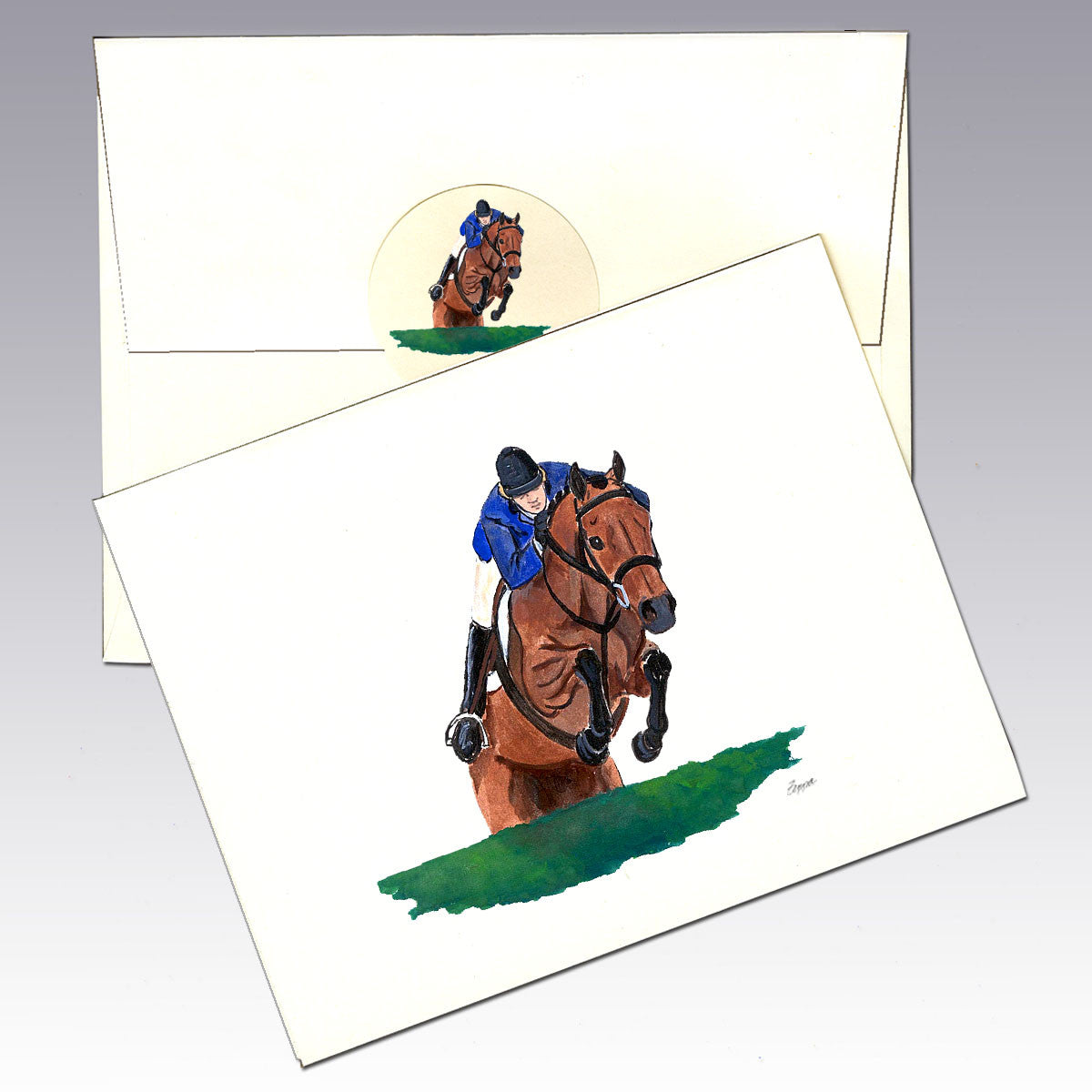 Hunter Jumper Note Cards