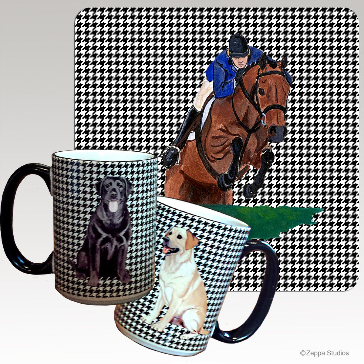 Hunter Jumper Houndzstooth Mug