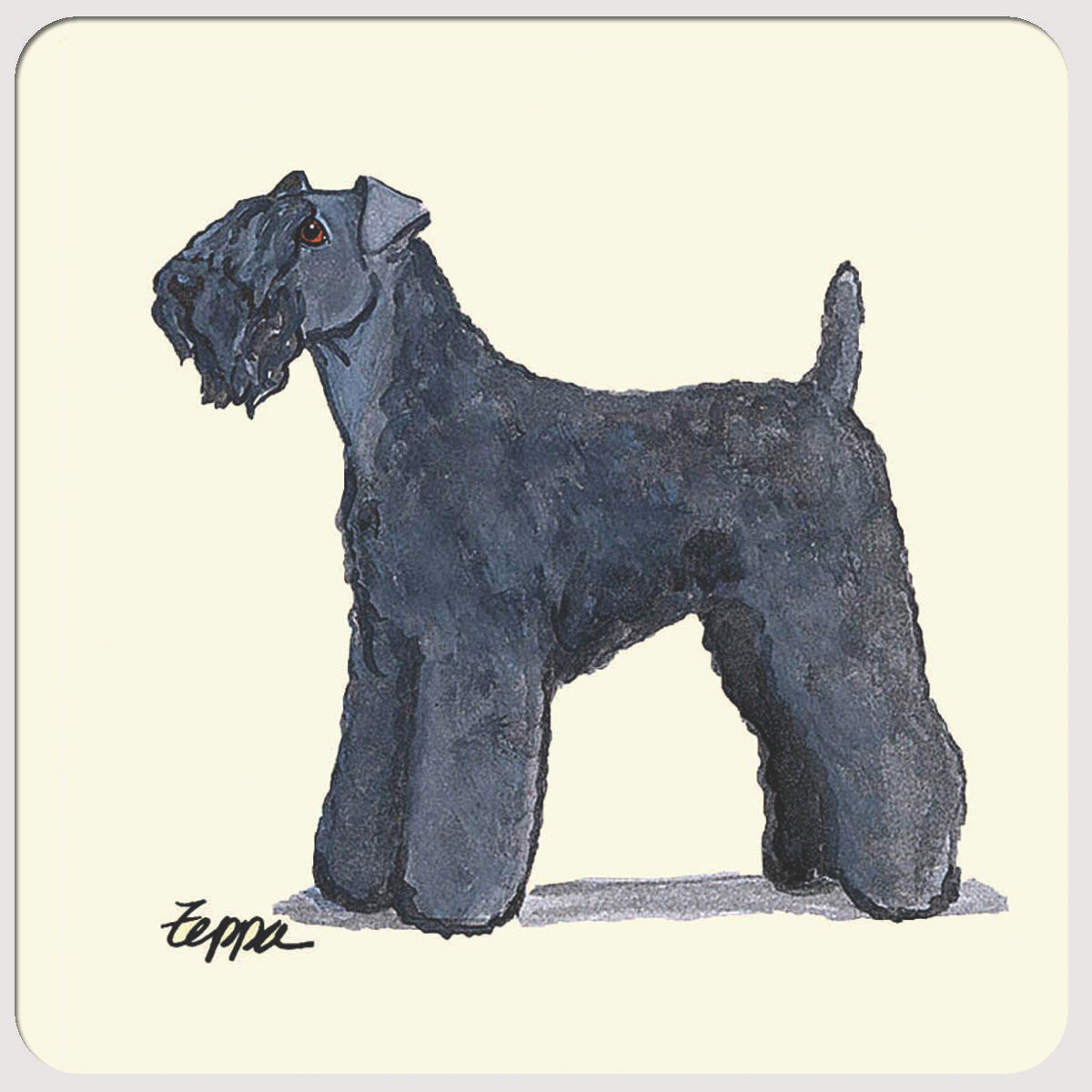 Kerry Blue Terrier Beverage Coasters