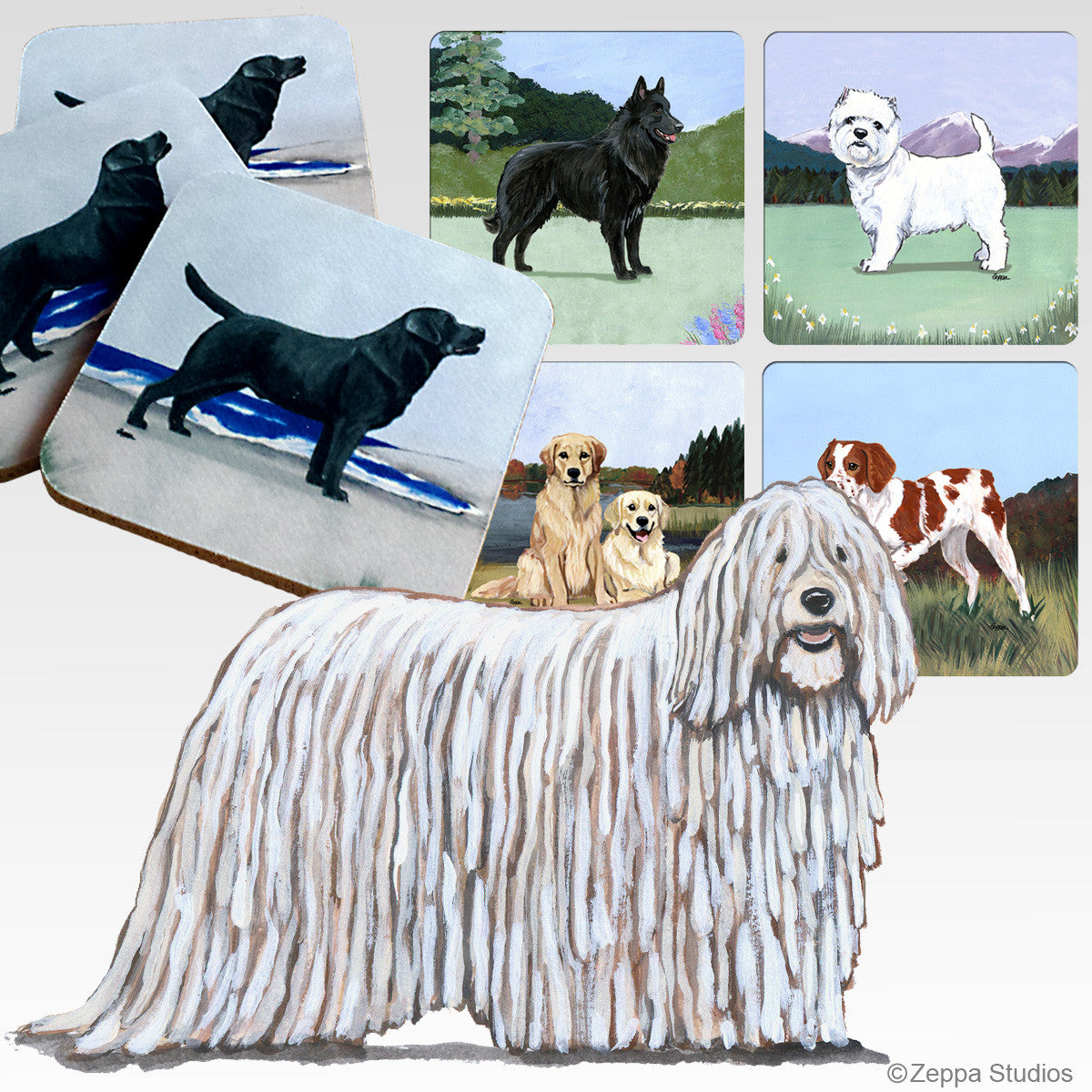 Komondor Scenic Coasters