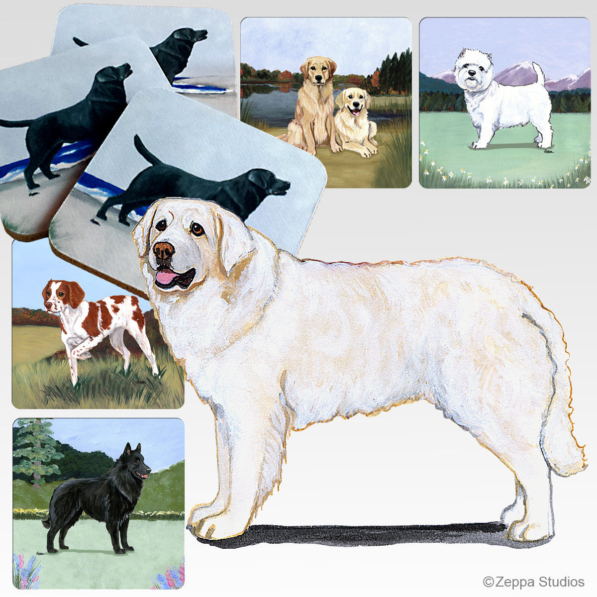 Kuvasz Scenic Coasters