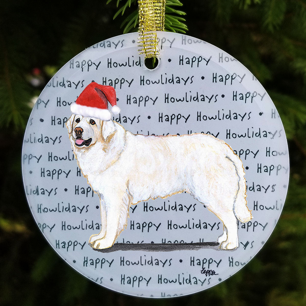 Kuvasz Christmas Ornaments