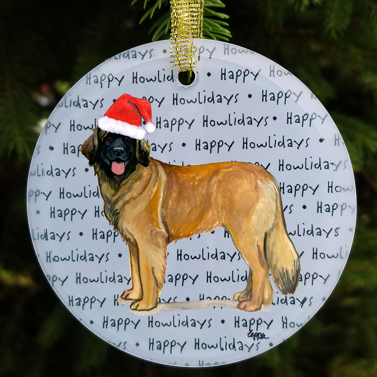Leonberger Christmas Ornaments – Zeppa Studios