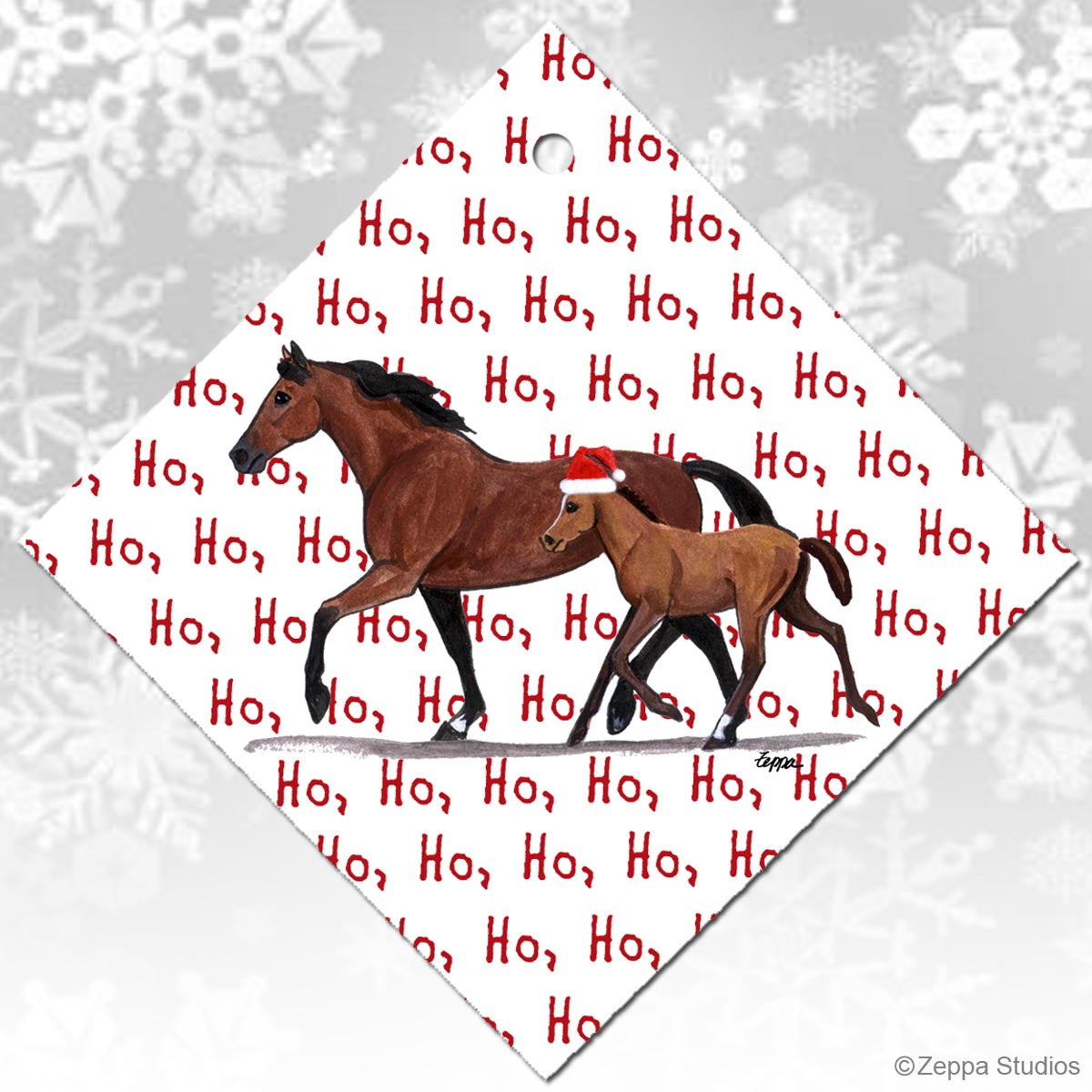 Mare & Foal Christmas Ornaments