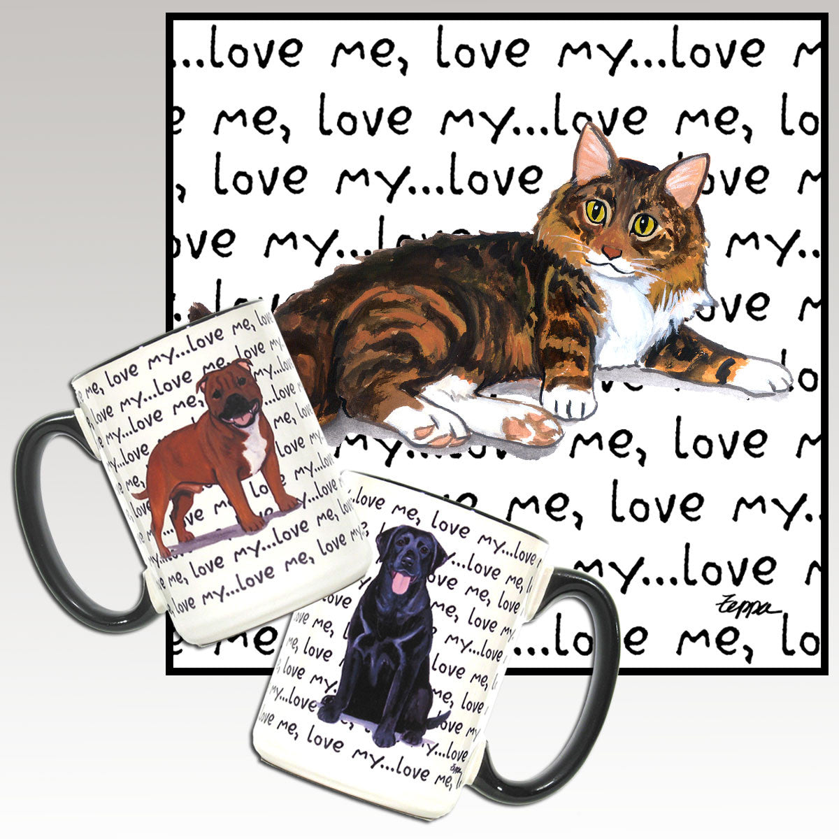 Maine Coon Cat Love Me Mug