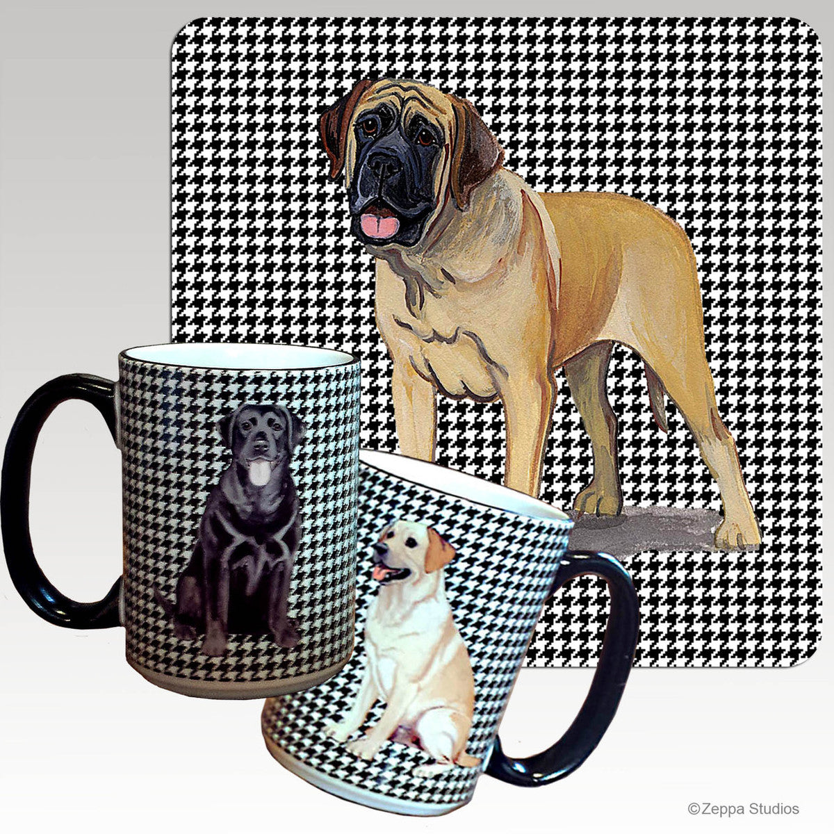Mastiff Houndzstooth Mug