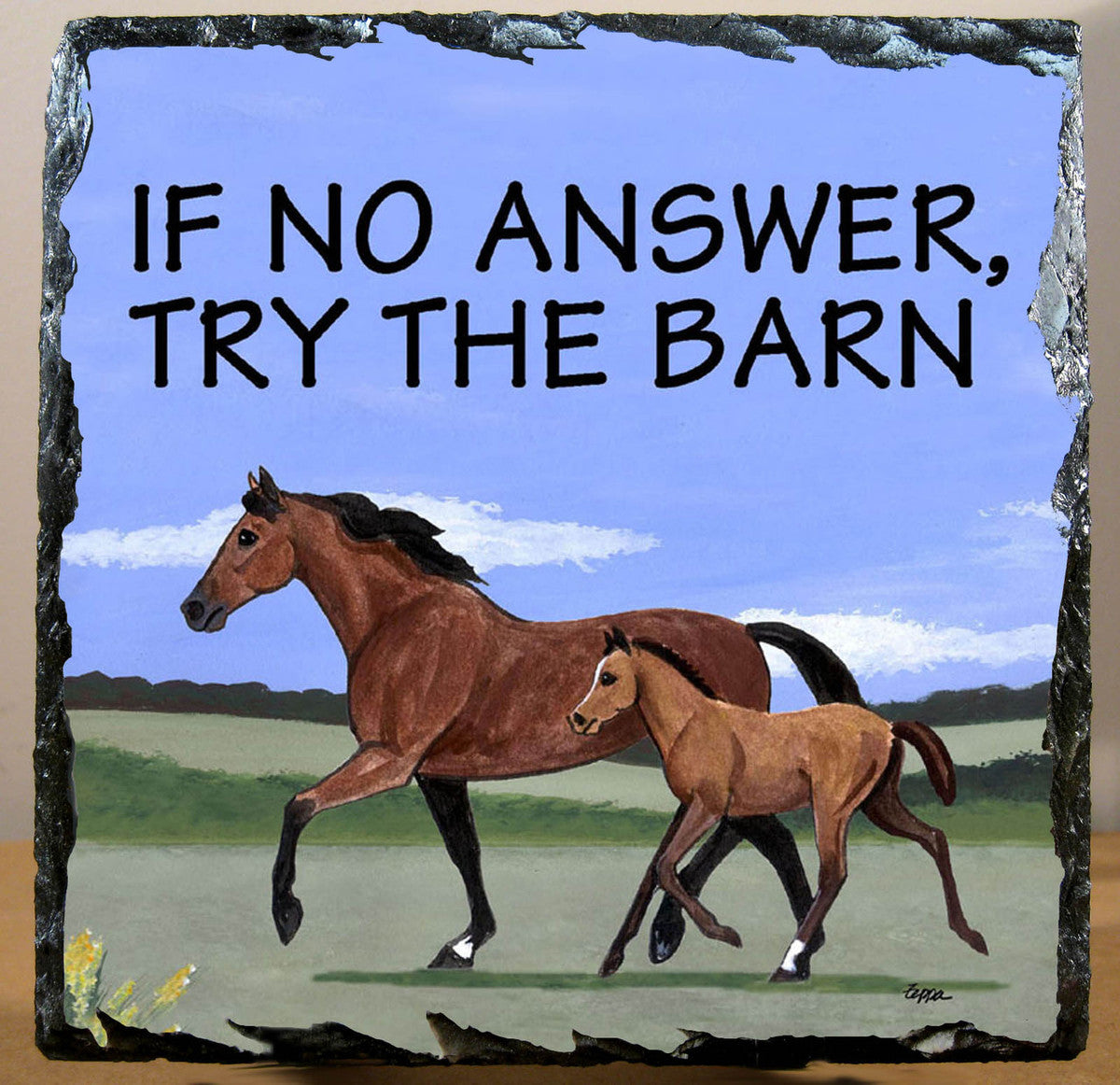 Mare & Foal Slate Signs