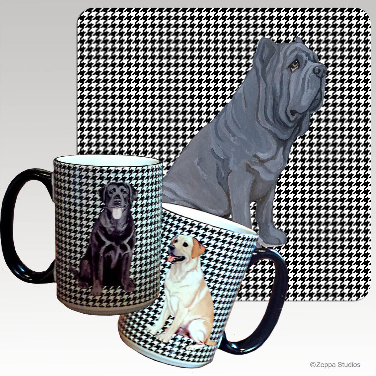 Neopolitan Mastiff Houndzstooth Mug