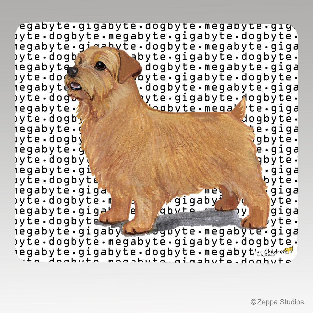 Norfolk Terrier Megabyte Mouse Pad