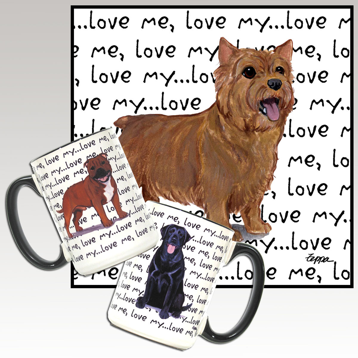 Norwich Terrier Love Me Mug