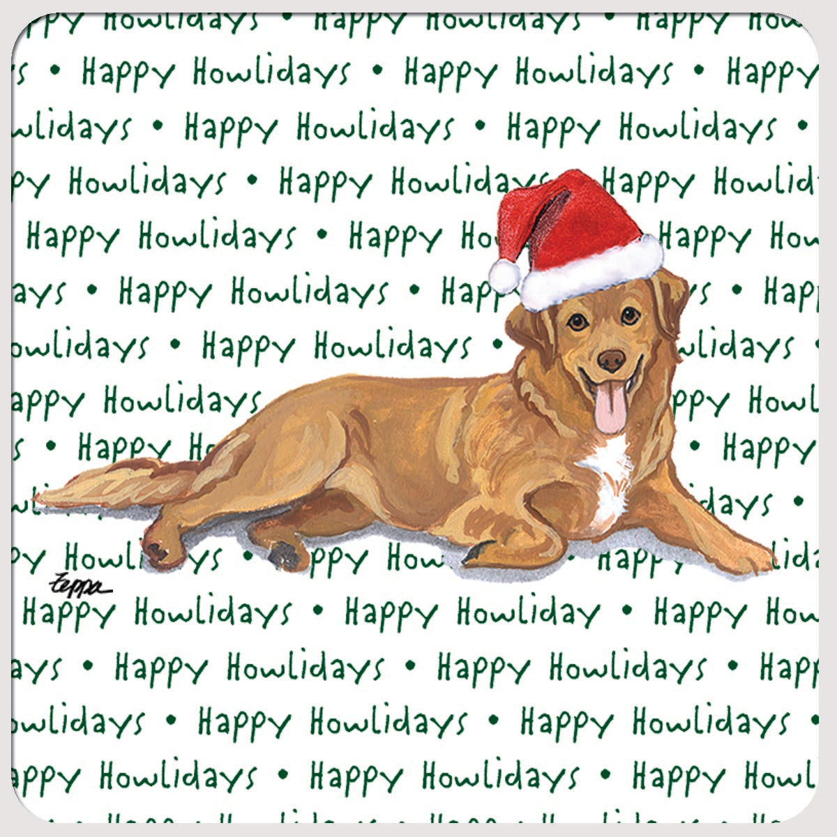 Nova Scotia Duck Tolling Retriever Christmas Coasters