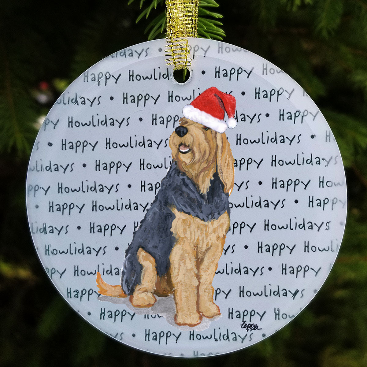 Otterhound Christmas Ornaments
