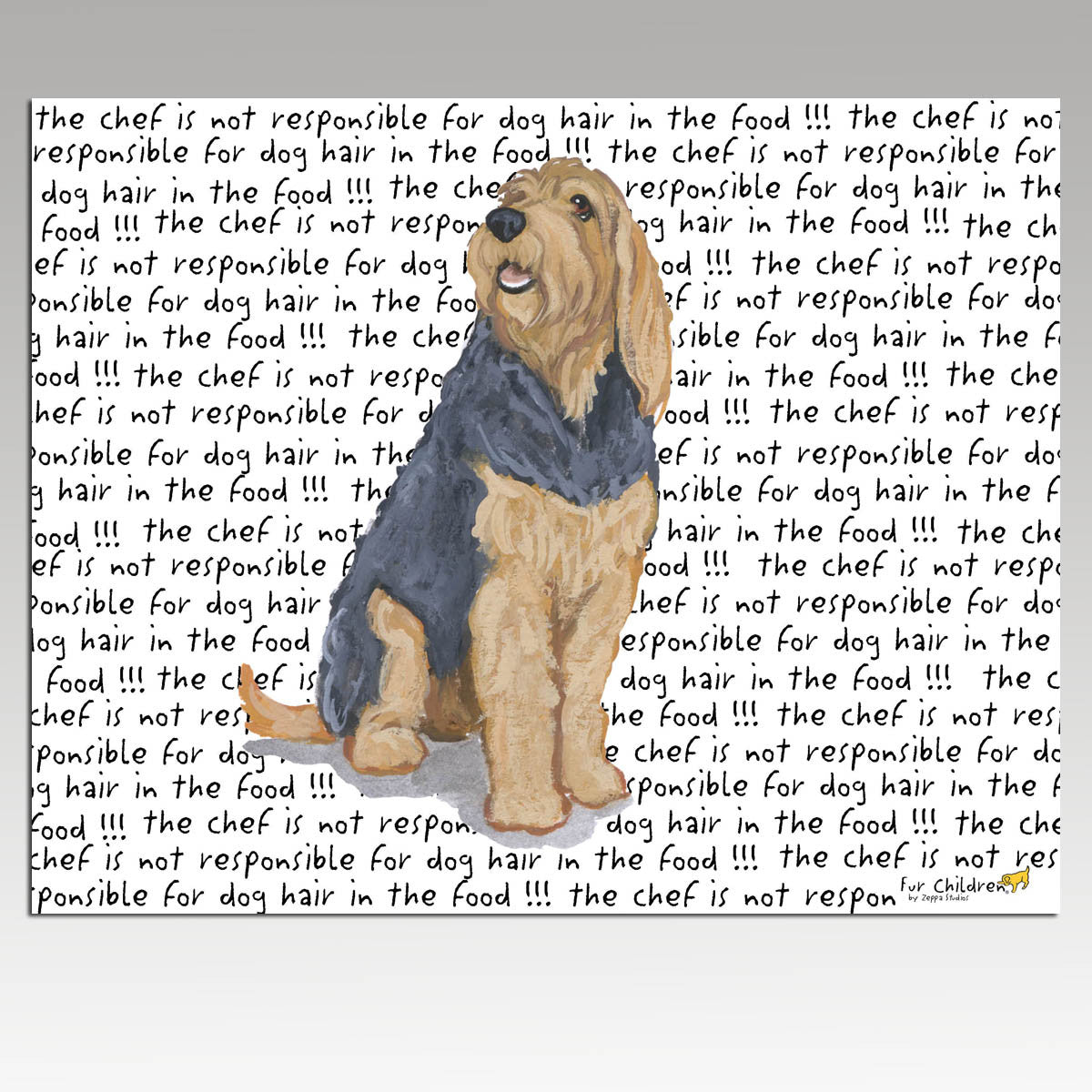 Otterhound Message Cutting Board - Rectangular