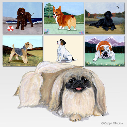 Pekingese Scenic Mouse Pad