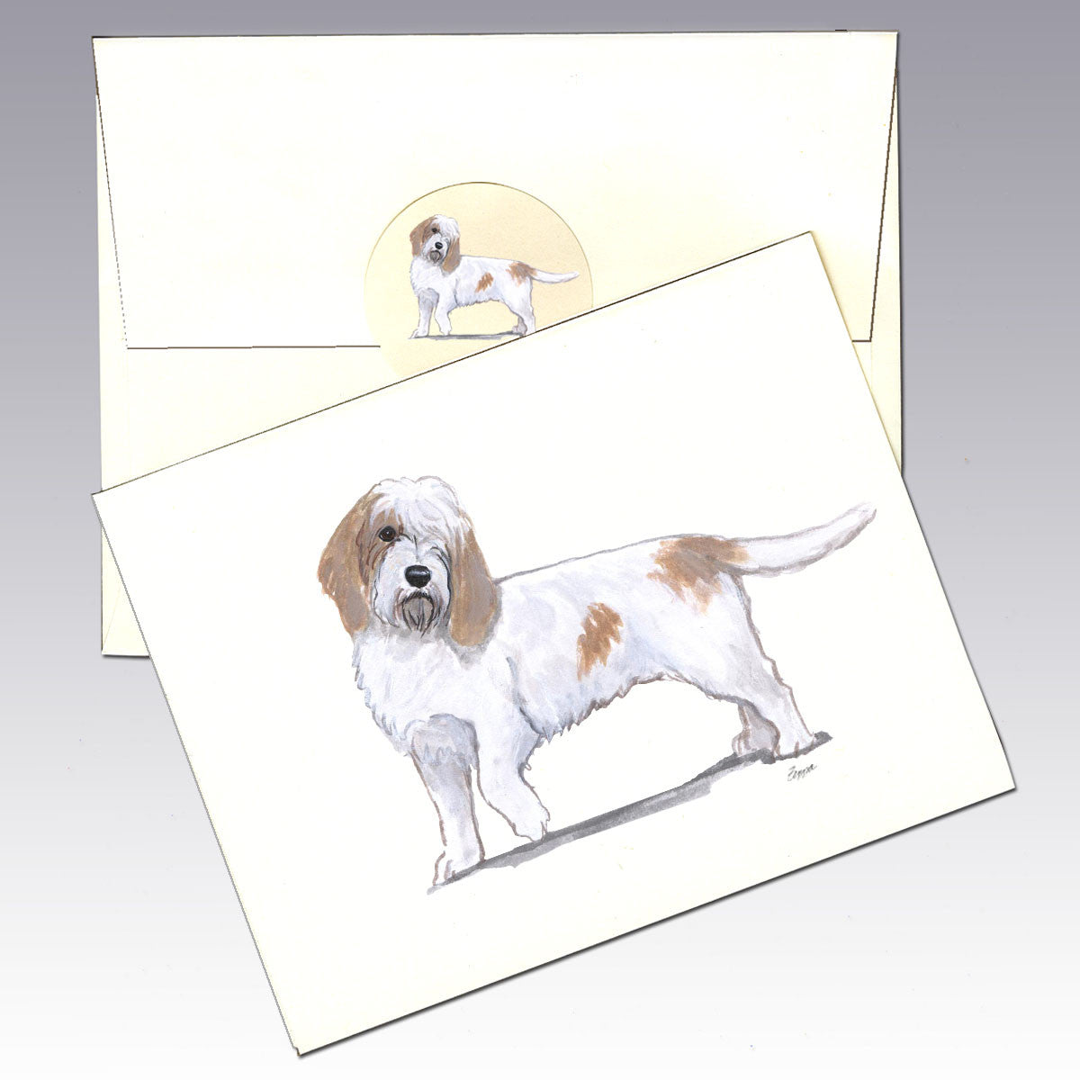 Petite Basset Griffon Vendeen Note Cards