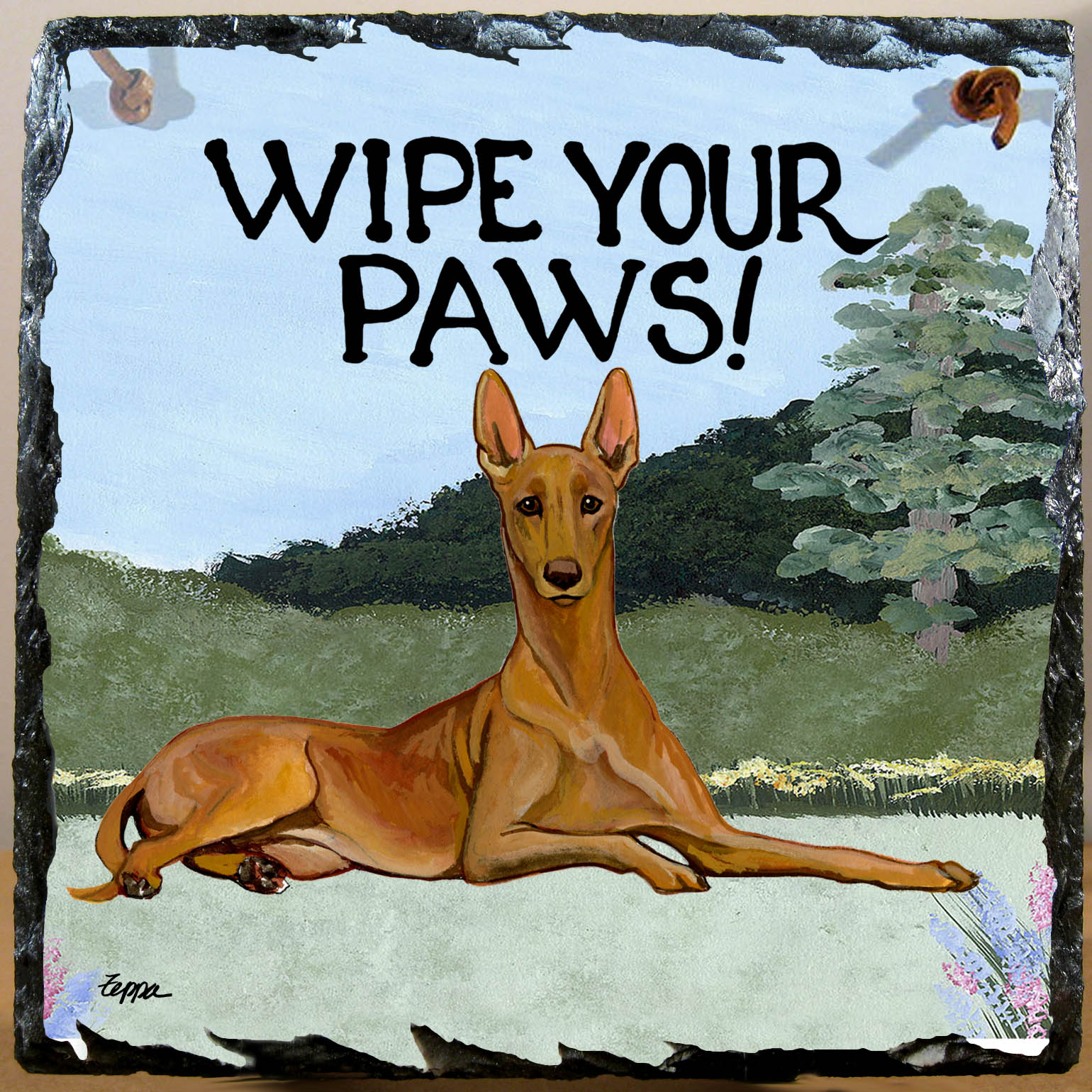 Pharaoh Hound Slate Signs