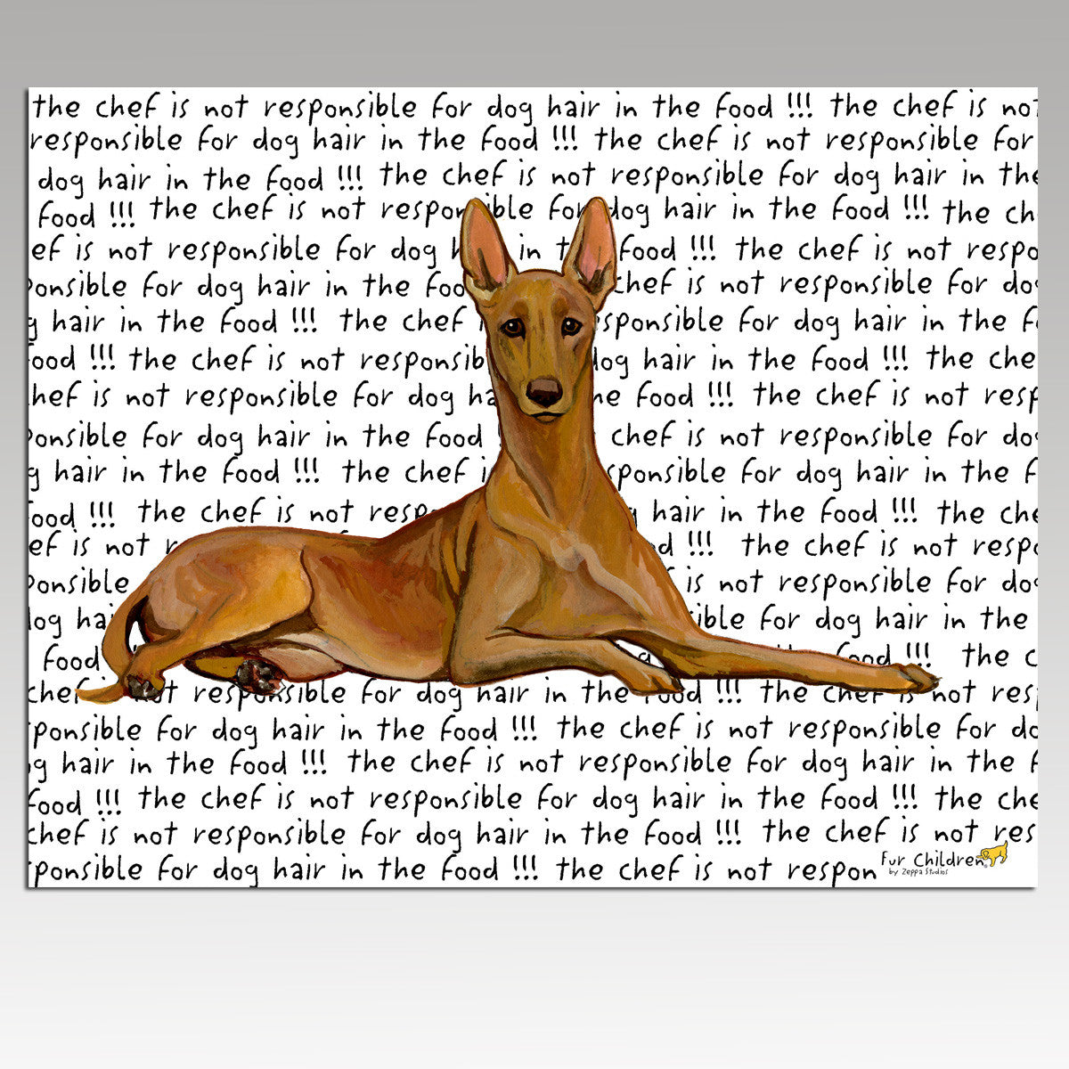 Pharaoh Hound Message Cutting Board - Rectangular