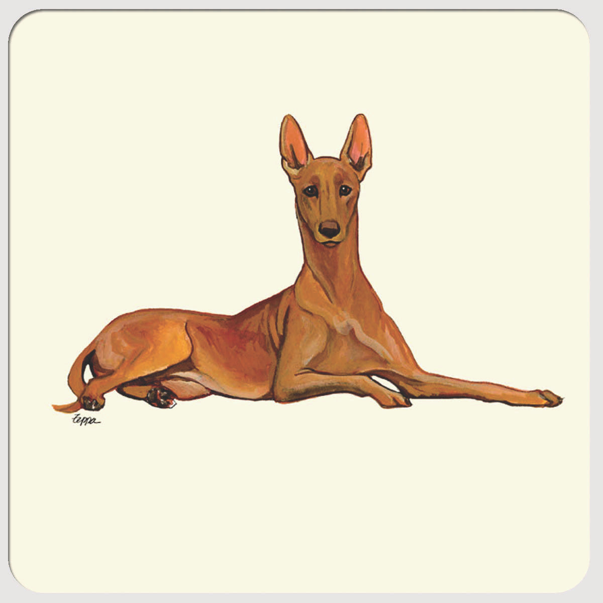 Pharaoh Hound Beverage Coasters