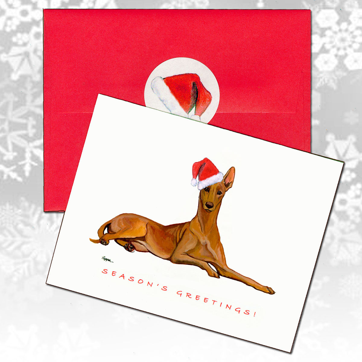 Pharaoh Hound Christmas Cards