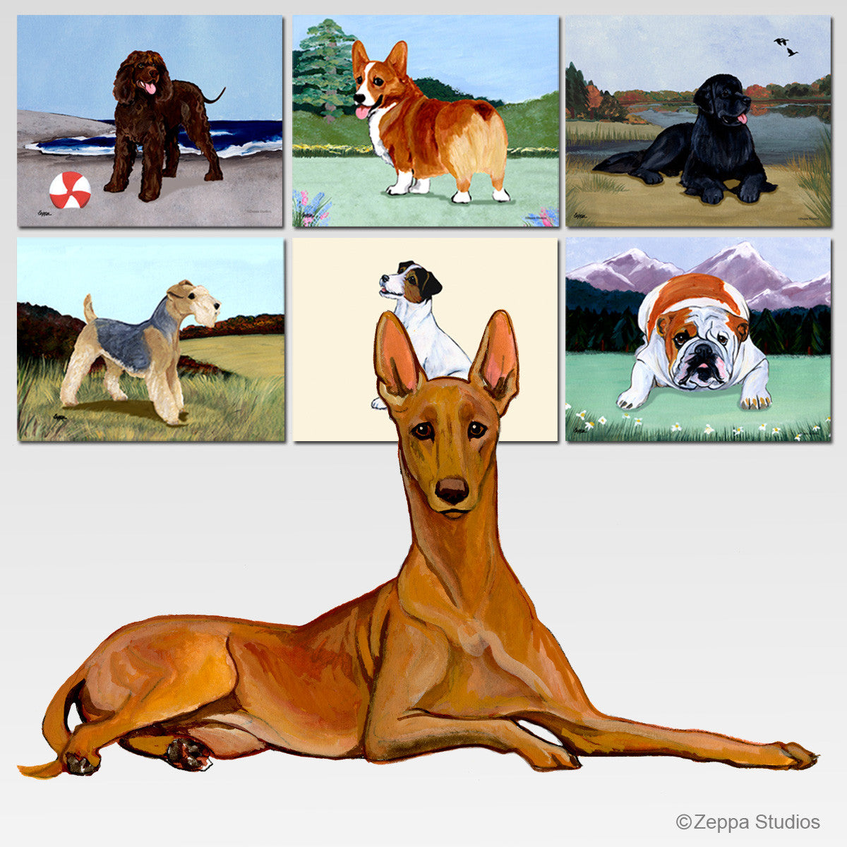 Pharaoh Hound Scenic Mouse Pad