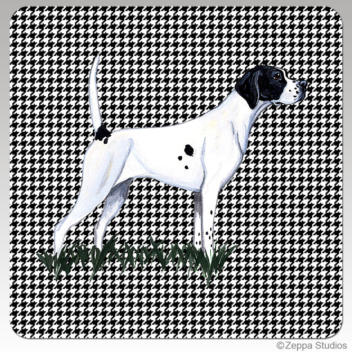 Pointer Houndzstooth Coasters