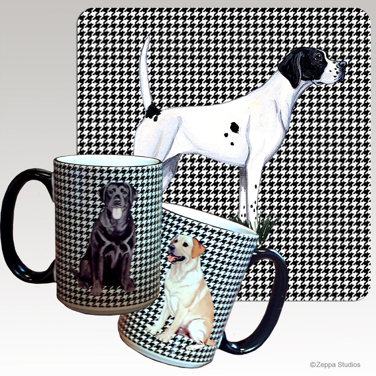 Pointer Houndzstooth Mug