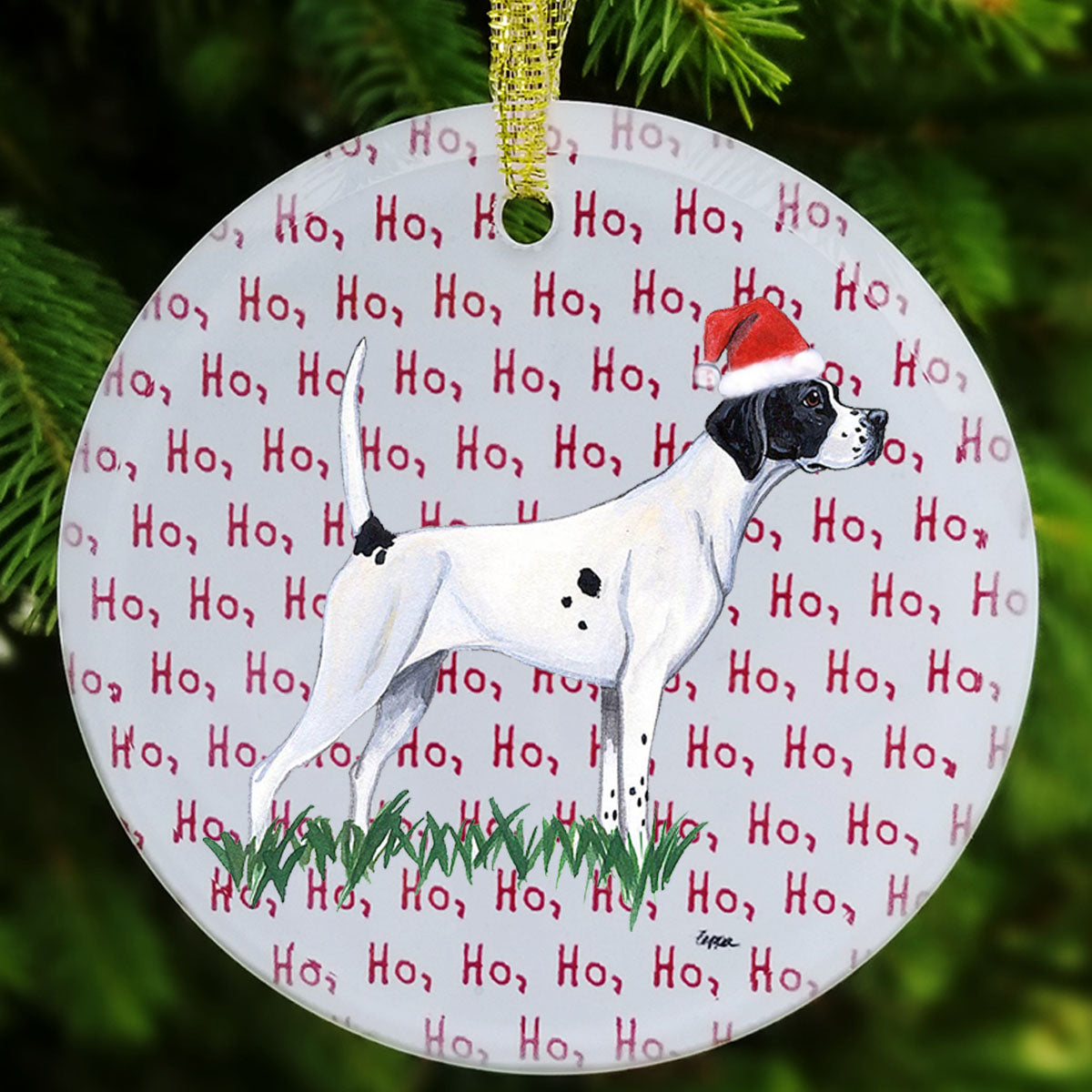 Pointer Christmas Ornaments