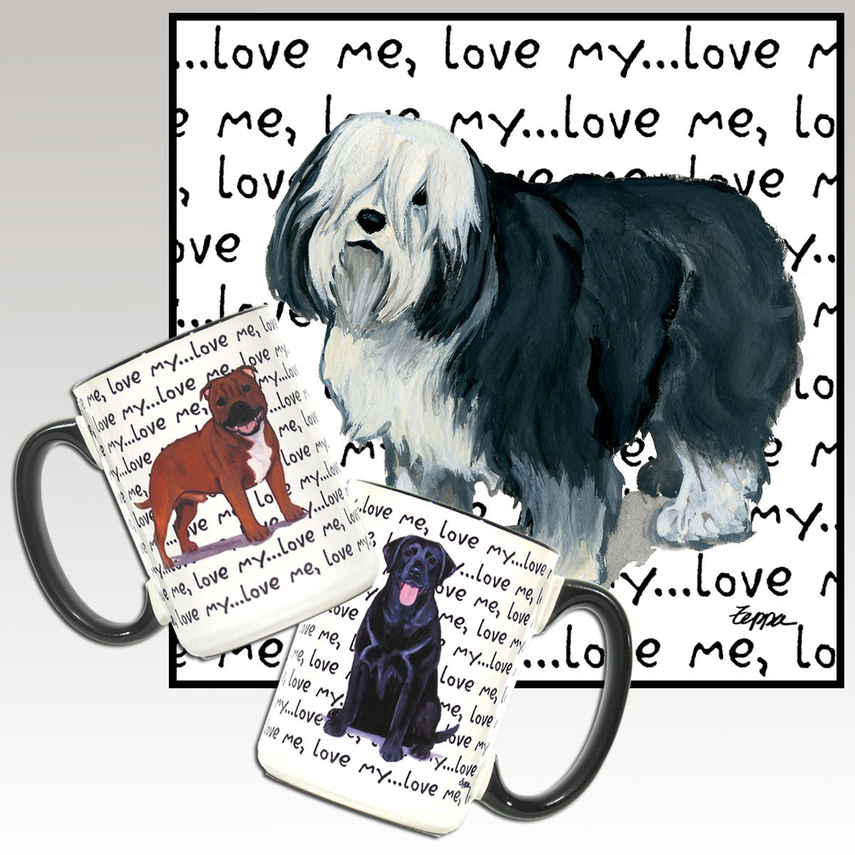 Polish Lowland Sheepdog Love Me Mug