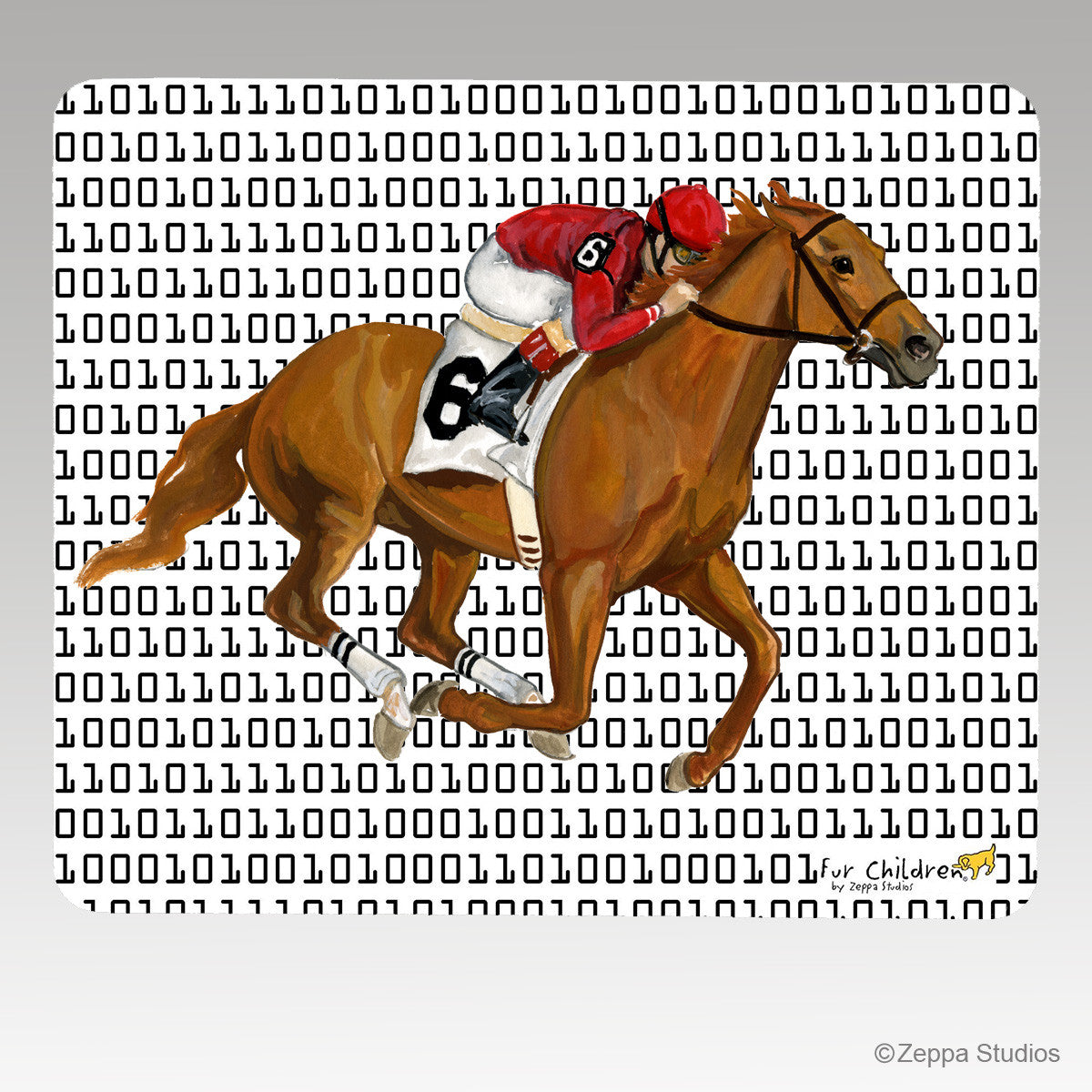 Race Horse Mouse Pad