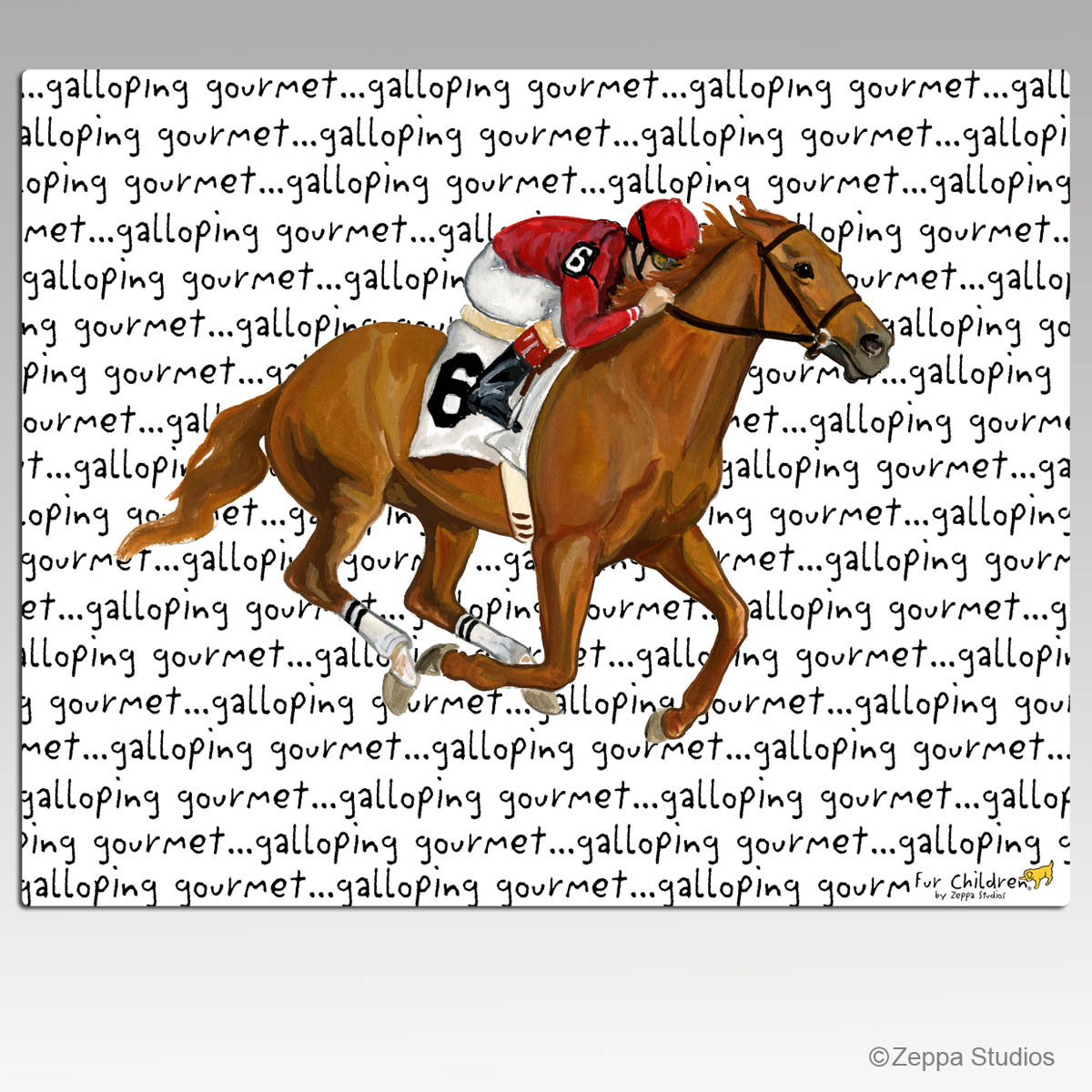 Race Horse Cutting  Board